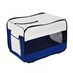 Přepravní box pro psy 63 x 45 x 45 cm | modrý č.2