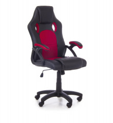 Kancelářská židle Racing design | vínovo-černá č.1