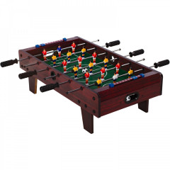 Mini stolní fotbal fotbálek s nožičkami 70x37x25 cm | tmavě hnědý č.2
