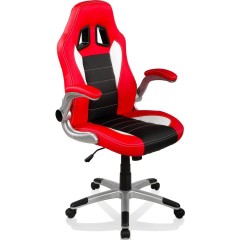 Kancelářská židle Montreal černo-červeno-bílá č.1