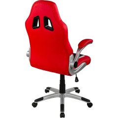 Kancelářská židle Montreal černo-červeno-bílá č.3