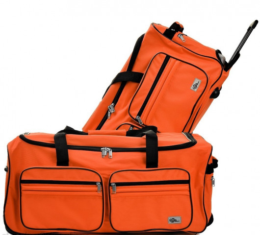 Cestovní taška na kolečkách 85L | oranžová č.2