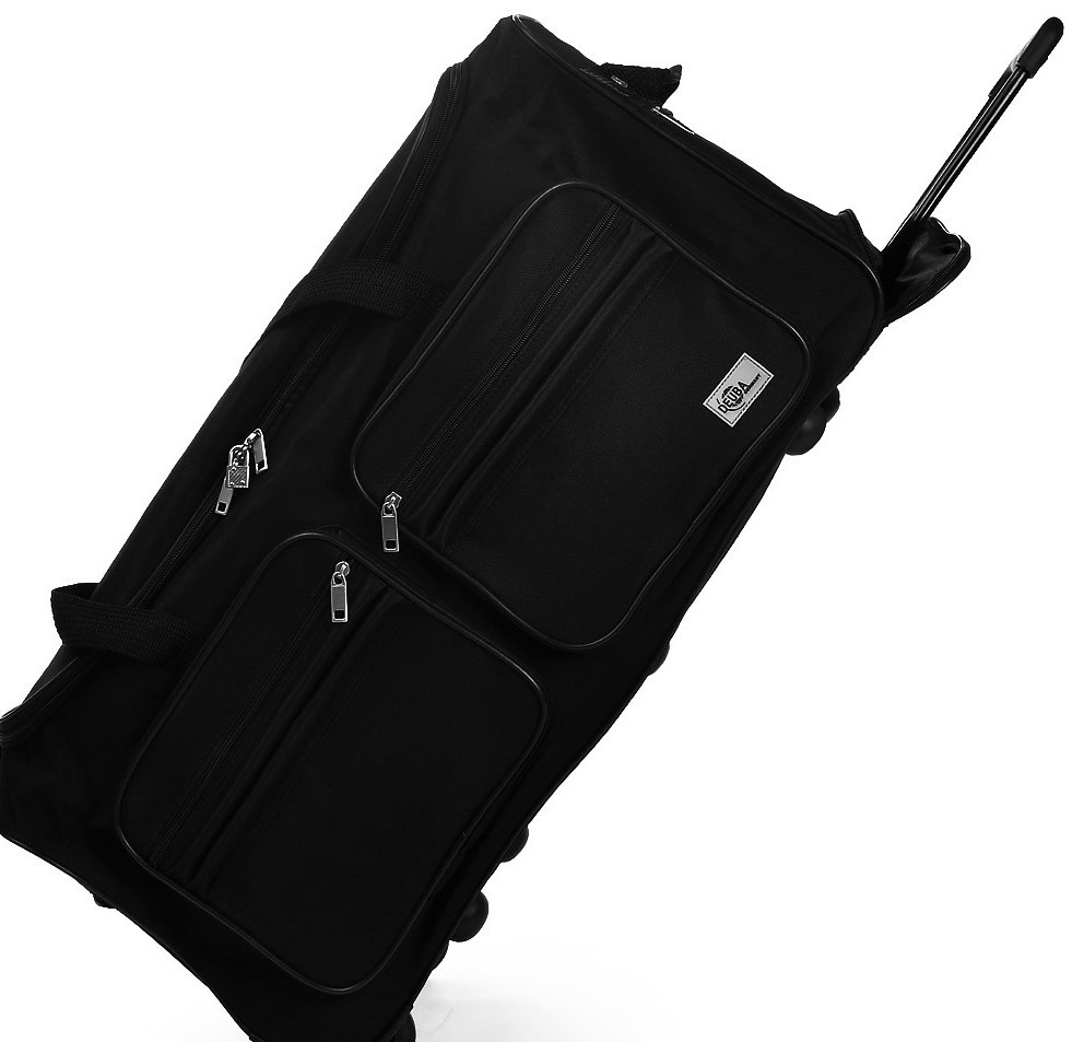 Goleto Cestovní taška na kolečkách 85L | černá
