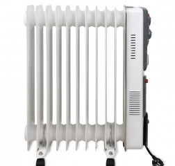Olejový radiátor s ventilátorem 2500W | bílý č.3