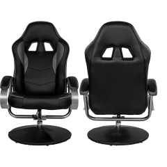 Kancelářská židle GT Relax Racer s podnožkou | černá č.2