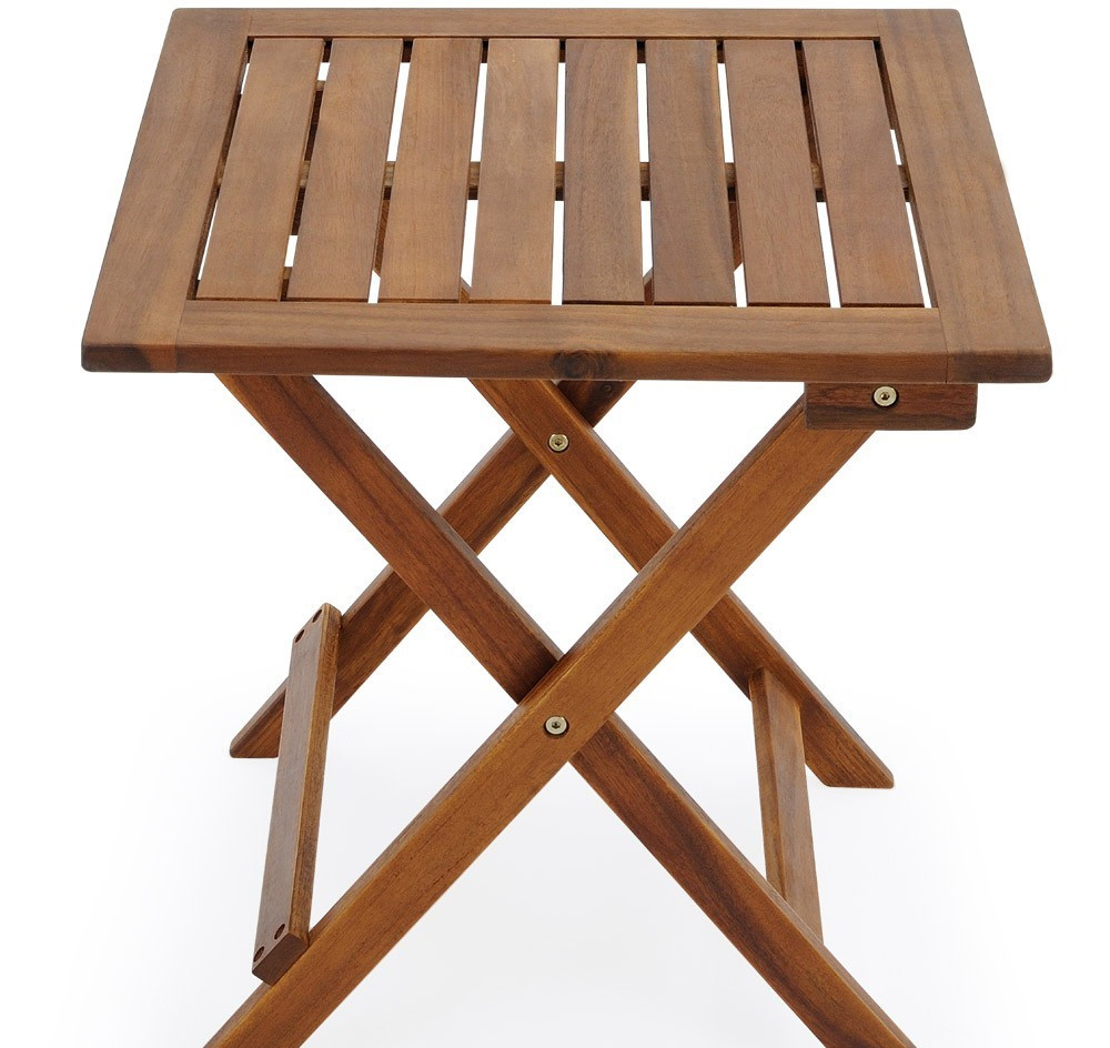 Goleto Zahradní odkládací stolek | masivní akáciové dřevo