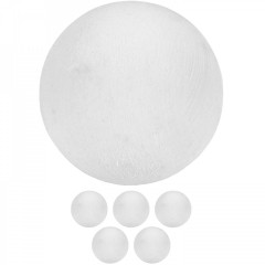 Sada 5 profesionálních náhradních míčků ke stolnímu fotbálku Tuniro 35 mm | bílé č.1