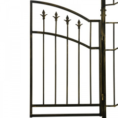 Zahradní oblouk na růže s brankou | 207 x 130 x 50 cm č.3