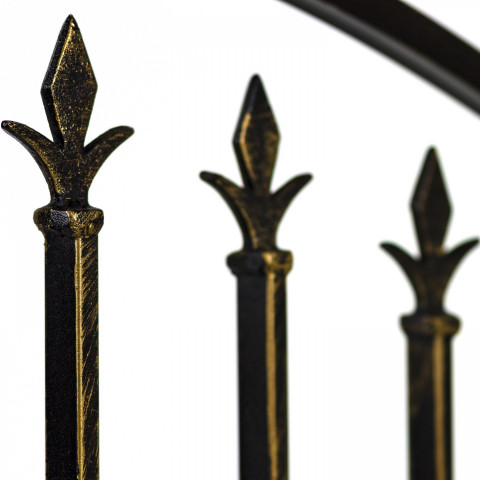 Zahradní oblouk na růže s brankou | 207 x 130 x 50 cm č.6