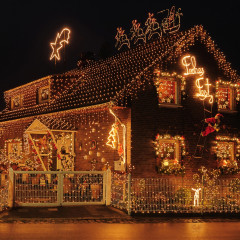 Vánoční LED osvětlení 40 m | teplá bílá 400 LED č.2