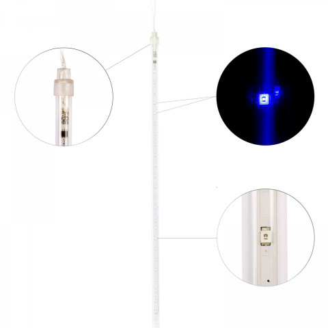 Vánoční LED vodopád | modrý 240 LED č.4