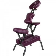 Skládací masážní židle | vínová č.1