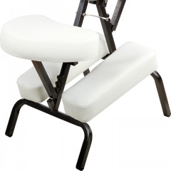 Skládací masážní židle | bílá č.2
