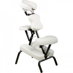 Skládací masážní židle | bílá č.1