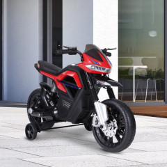 Dětská elektrická motorka 105 x 52,3 x 62,3 cm | červeno-černá č.3