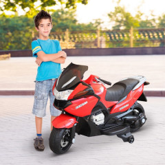 Luxusní dětská elektrická motorka 120 x 60 x 65 cm | červeno-černá č.2