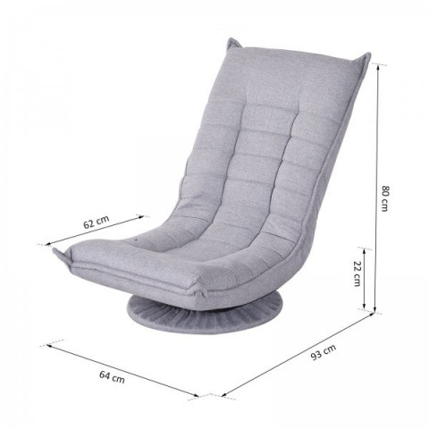 Relaxační křeslo Patrik | šedé č.3