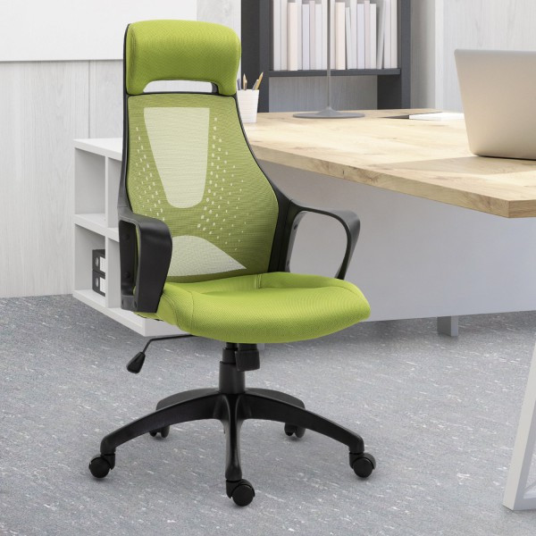 Goleto Kancelářská židle Green | zelená