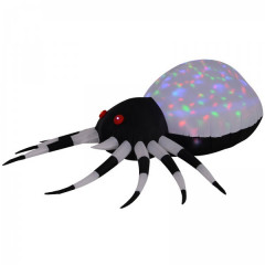 Nafukovací halloweenský pavouk s LED světly | 200 x 180 x 50 cm č.2
