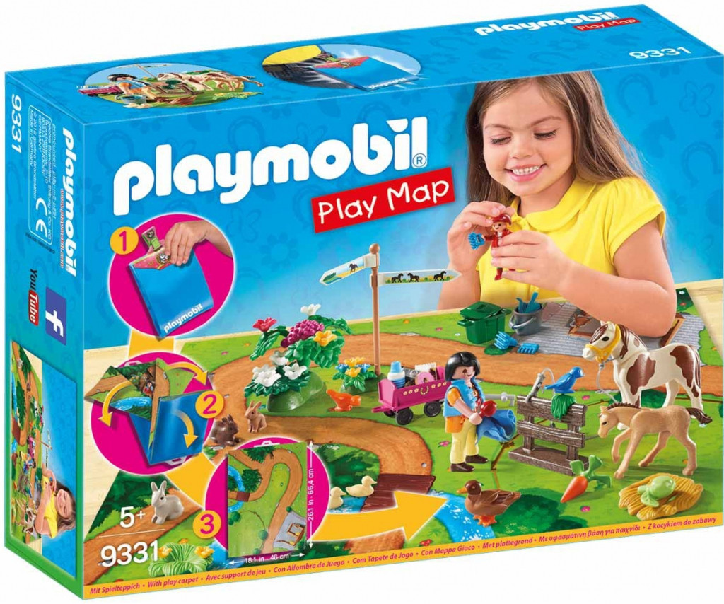 Playmobil Playmobil 9331 Play Map Výlet s poníky