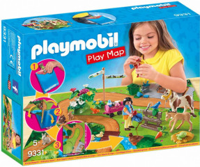 Playmobil 9331 Play Map Výlet s poníky č.1