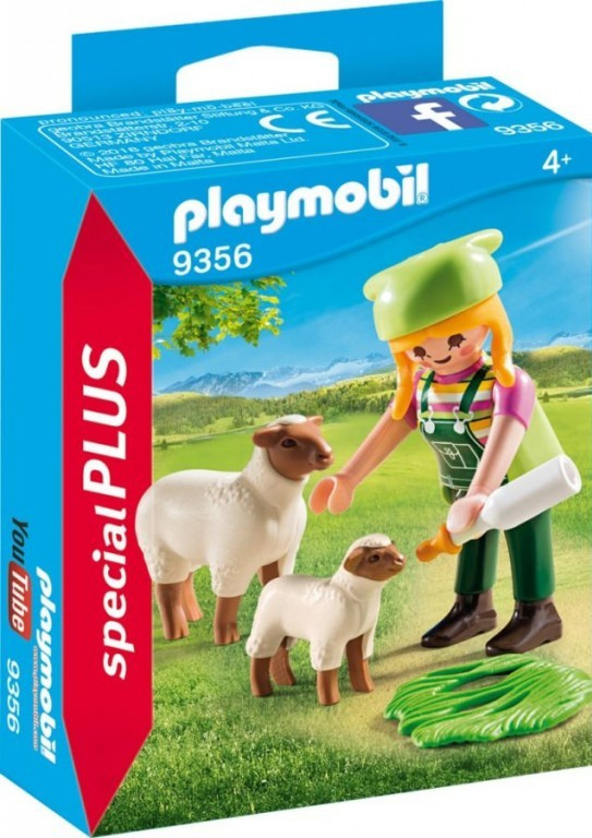 Playmobil Playmobil 9356 Farmářka s ovečkami