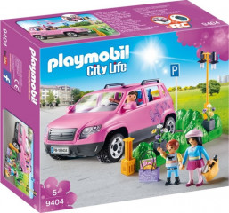 Playmobil 9404 Rodinné auto s parkovacím místem