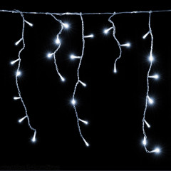 Vánoční světelný déšt´ 5 m | studená bílá 200 LED č.3