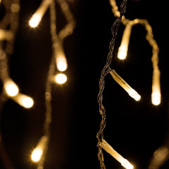 Vánoční světelný déšt´ 5 m | teplá bílá 200 LED č.3