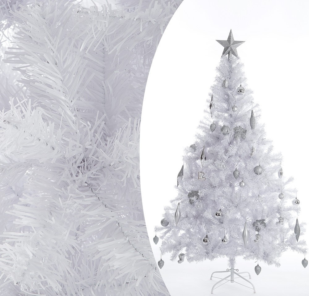 Goleto Umělý vánoční stromeček 150 cm | bílý