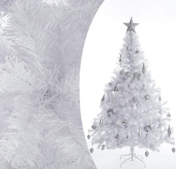 Umělý vánoční stromeček 150 cm | bílý č.1