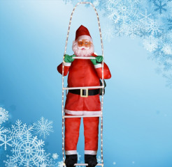 Santa Claus na žebříku 48 LED | 90 cm č.3