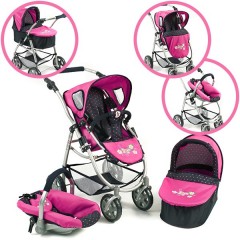 Kočárek pro panenky Bayer Chic 2000 Emotion 3v1 s autosedačkou 12 č.1