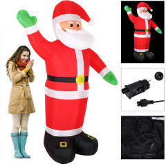 Nafukovací Santa Claus XXL s LED osvětlením 250 cm č.1