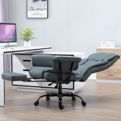 Kancelářská židle s výsuvnou podnožkou | šedá č.3