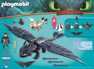 Playmobil 70037 Bezzubka a Škyťák s dráčetem č.2