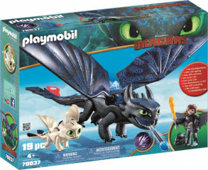 Playmobil 70037 Bezzubka a Škyťák s dráčetem č.1