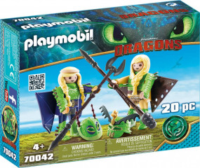 Playmobil 70042 Rafana a Ťafan v létajícím plášti č.1