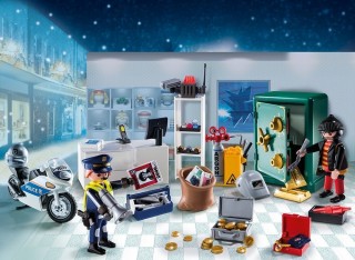 Adventní kalendář Playmobil 9007 Policejní zásah v klenotnictví č.2