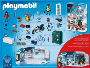 Adventní kalendář Playmobil 9007 Policejní zásah v klenotnictví č.3