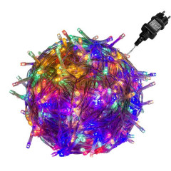Vánoční LED osvětlení 10 m | barevné 100 LED č.1