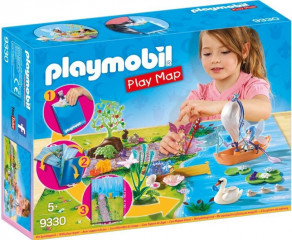 Playmobil 9330 Play Map hrací podložka ZEMĚ VÍL č.1