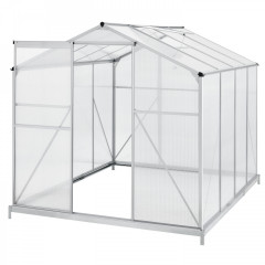 Hliníkový polykarbonátový skleník 4,75 m² - 190 x 253 x 195 cm č.2