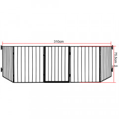 Zábrana ke krbu XXL 310 cm č.3
