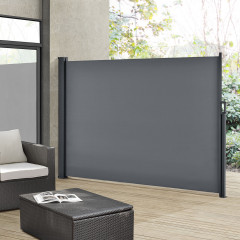 Venkovní boční markýza na zastínění terasy 200 x 300 cm | tmavě šedá č.1