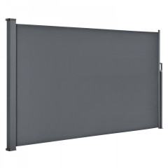 Venkovní boční markýza na zastínění terasy 200 x 300 cm | tmavě šedá č.3