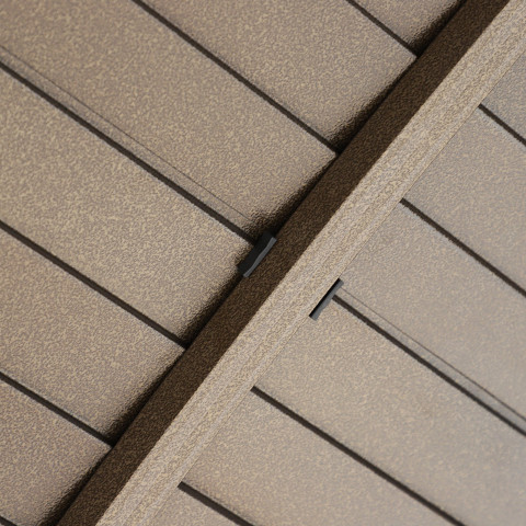 Luxusní zahradní altán s pevnou střechou 4 x 3 x 2,8 m | bronzový č.7