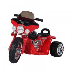Dětská elektrická motorka Harley, červená