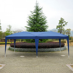 Zahradní skládací párty stan 3 x 6 m | modrý č.1