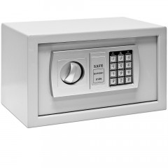 Bezpečnostní trezor s elektronickým zámkem 31 x 20 x 20 cm | světle šedý č.3
